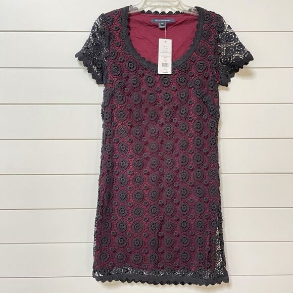 NWT FRENCH CONNECTION USA Hope Lace Dress size 4 - Picture 5 of 12